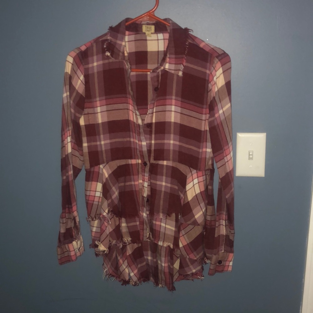Soft button down top